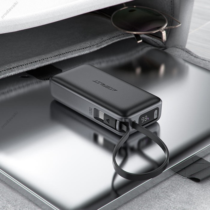 Повербанк портативний акумулятор Power bank ACEFAST M7 PD fast charging 30W 10000 mAh Grey